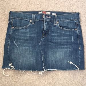 Old navy jean mini skirt